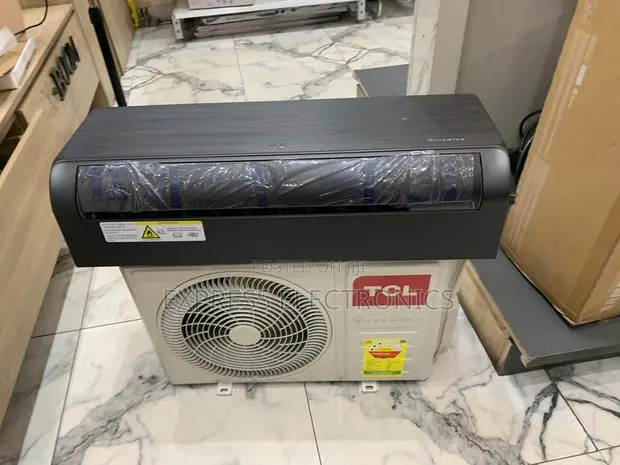 Long Lasting Effects Inverter Split Dark Grey Wooden Finish 1.5hp · Photo 1