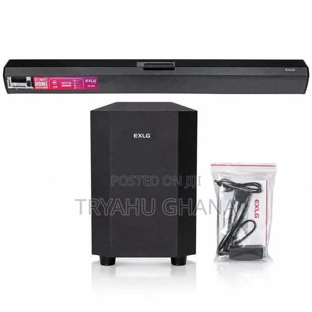 Shop the EXLG S5 Pro Soundbar With Wireless Subwoofer at Tryahu Ghana · Photo 1