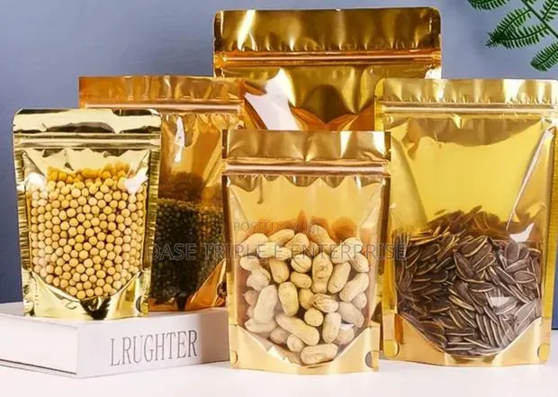 Gold Stand Up Pouch · Photo 1