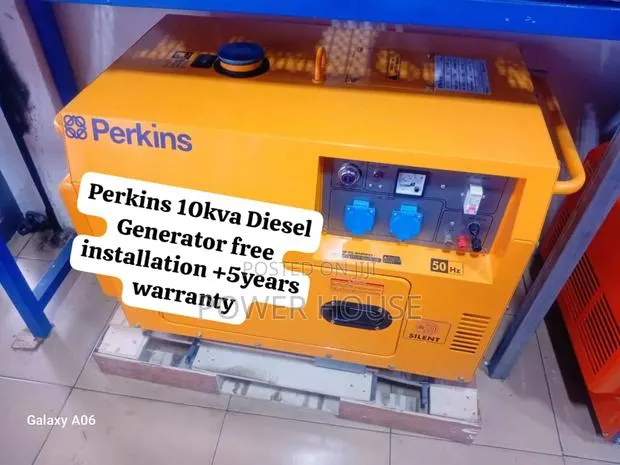 Genexis Prime Perkins Diesel Generator 10kva Silent · Photo 1