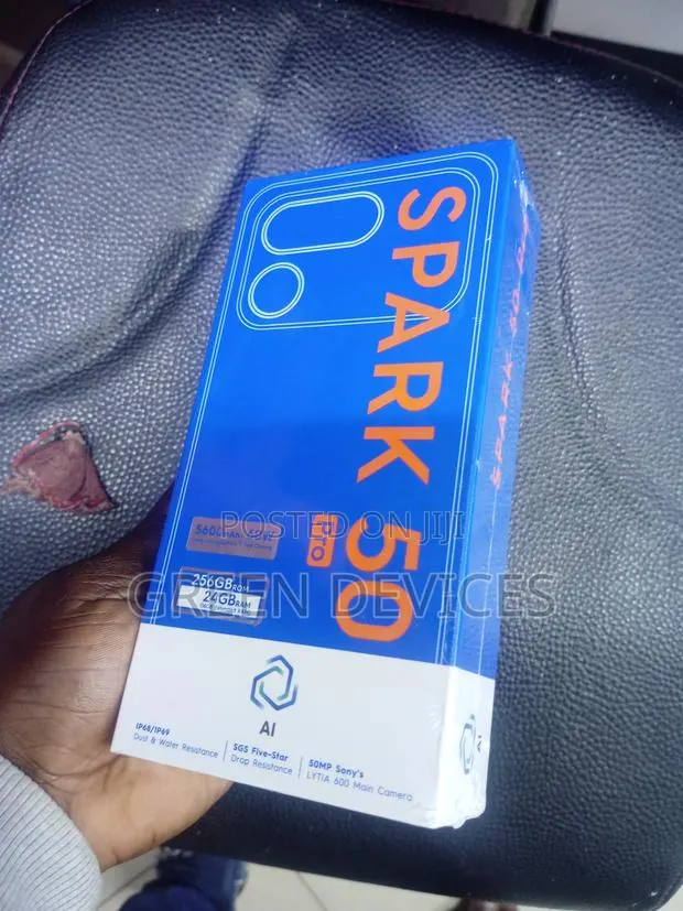 New Tecno Spark 50 Pro 256 GB Black · Photo 1