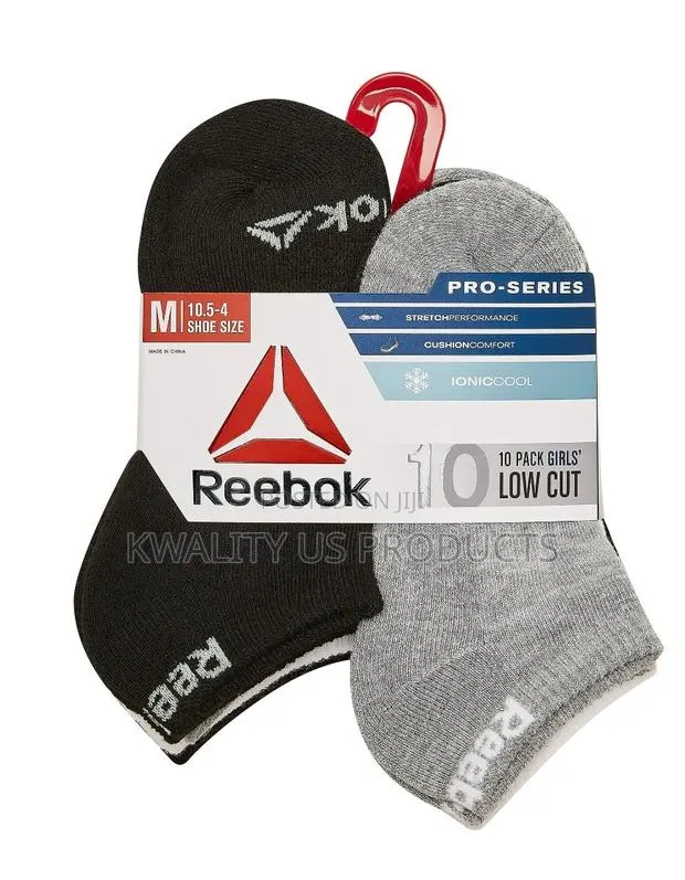 Reebok Pro-Series Girls Low Cut Socks - 10 Pairs · Photo 1