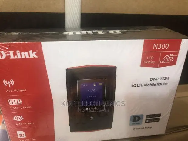 Brand New DWR-932M/A2 4g/Lte Mobile Router · Photo 1