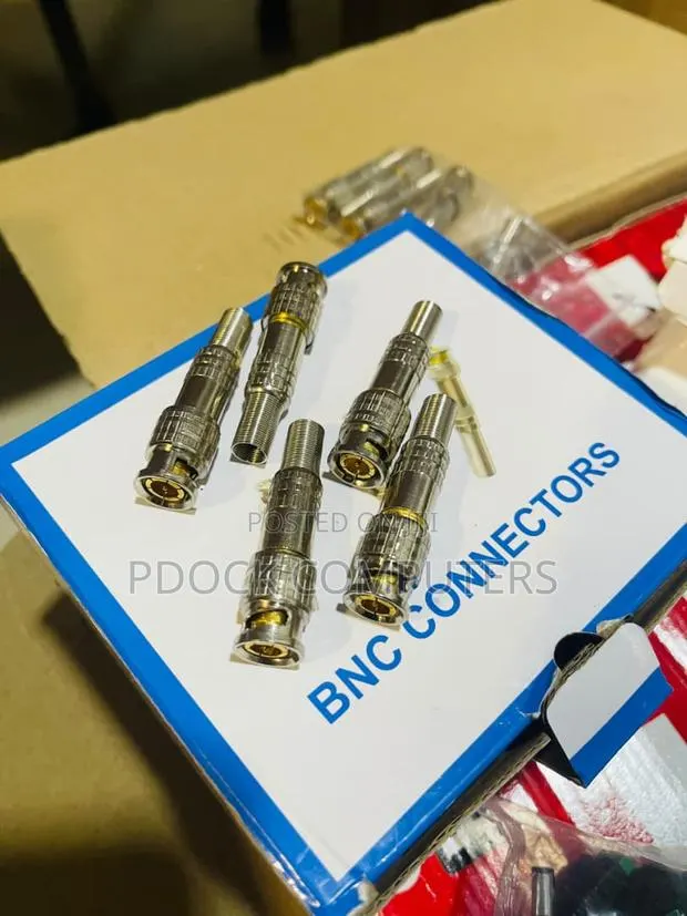 BNC Male Connector for RG-59 Coaxical Cable, Brass End, 10PACK · Photo 1