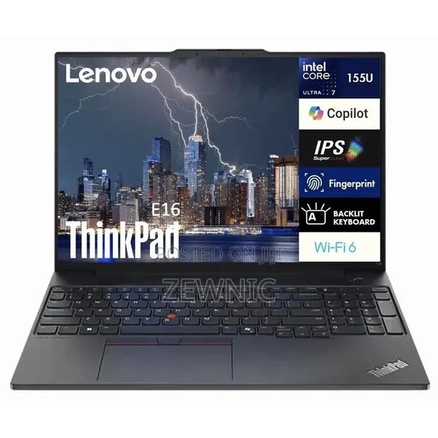 New Laptop Lenovo ThinkPad E16 Gen 3 8GB Intel Core Ultra 7 SSD 2T · Photo 1