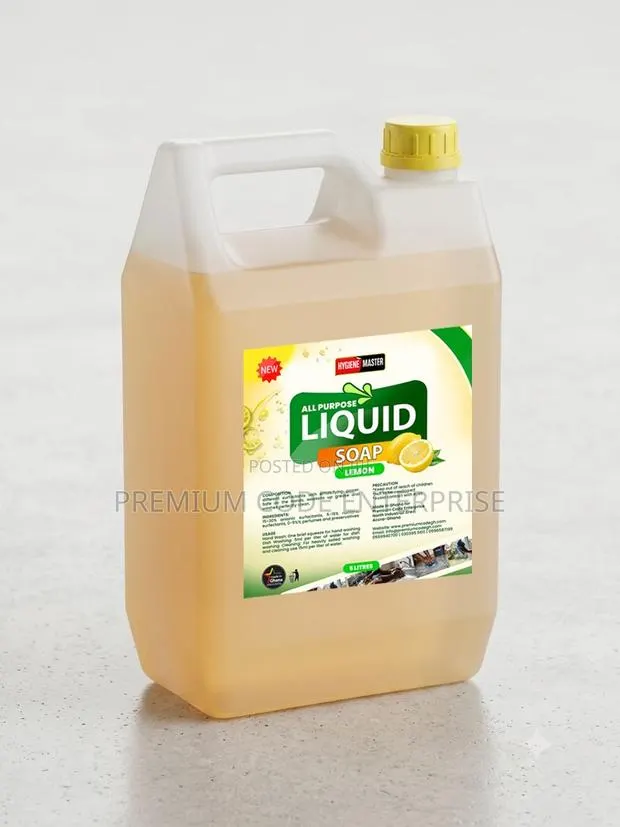 Liquid Soap All Purpose, 5L - Lemon · Photo 1