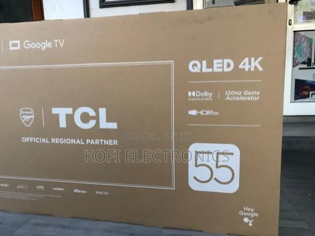TCL 55” Qled Smart Tv Smooth Viewing Advanced Technology · Photo 1