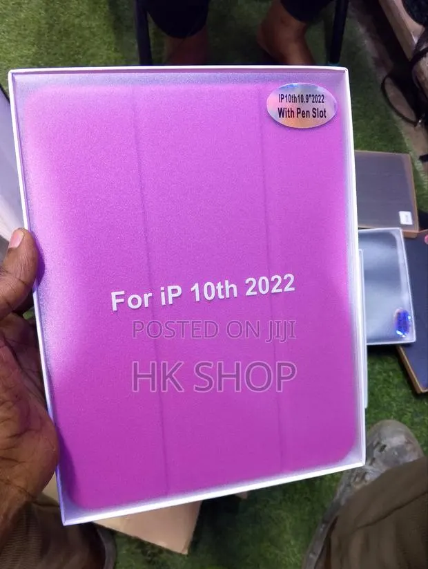 iPad 10th Generation Cover Case With Pencil Slot Pink Color · Photo 1