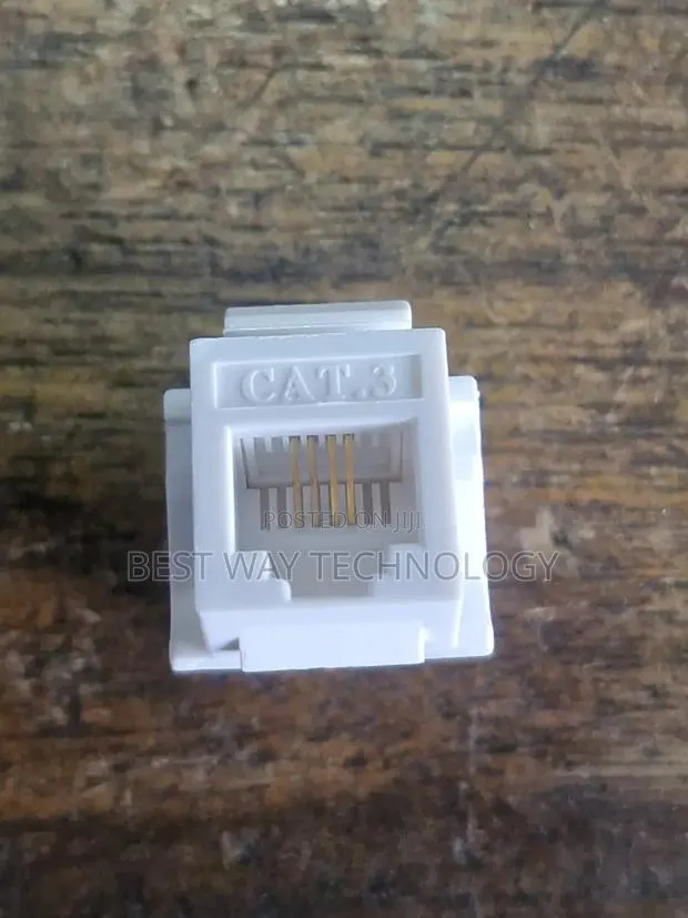 Telephone Face Plate and Jack Cat3 · Photo 1