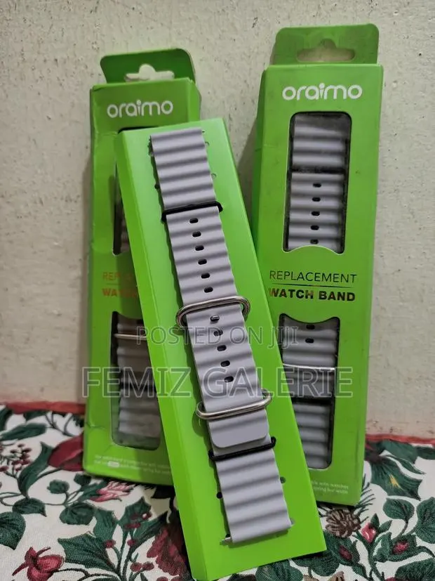 Oraimo Silica Gel Watch Strap - Ocean Gray Colour · Photo 1