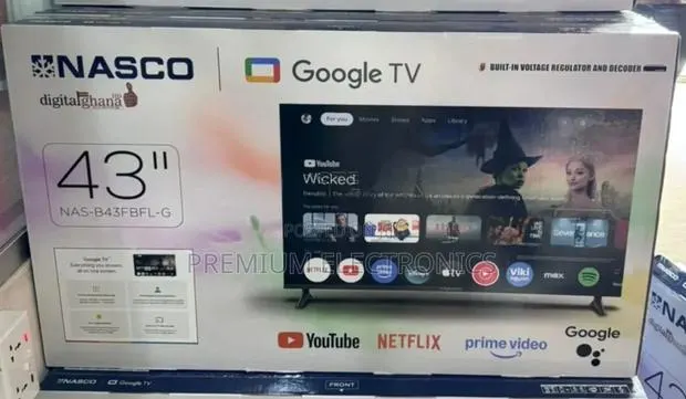 Nasco 43 Inch Frameless Smart Android Google TV (Nas-B43fbfl-G) · Photo 1