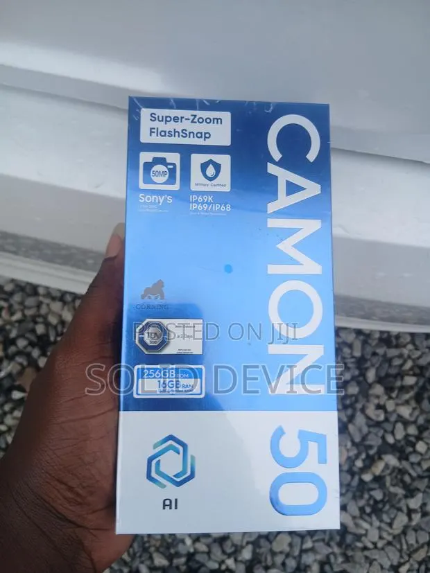 New Tecno Camon 50 256 GB Black · Photo 1