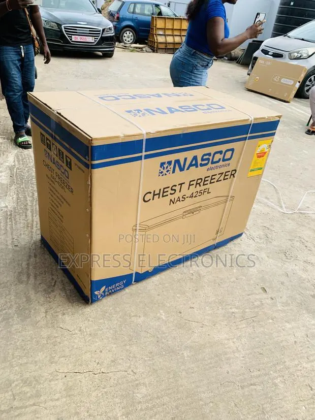 Lovely New Black NAS-425fl Chest Freezer Single Door · Photo 1