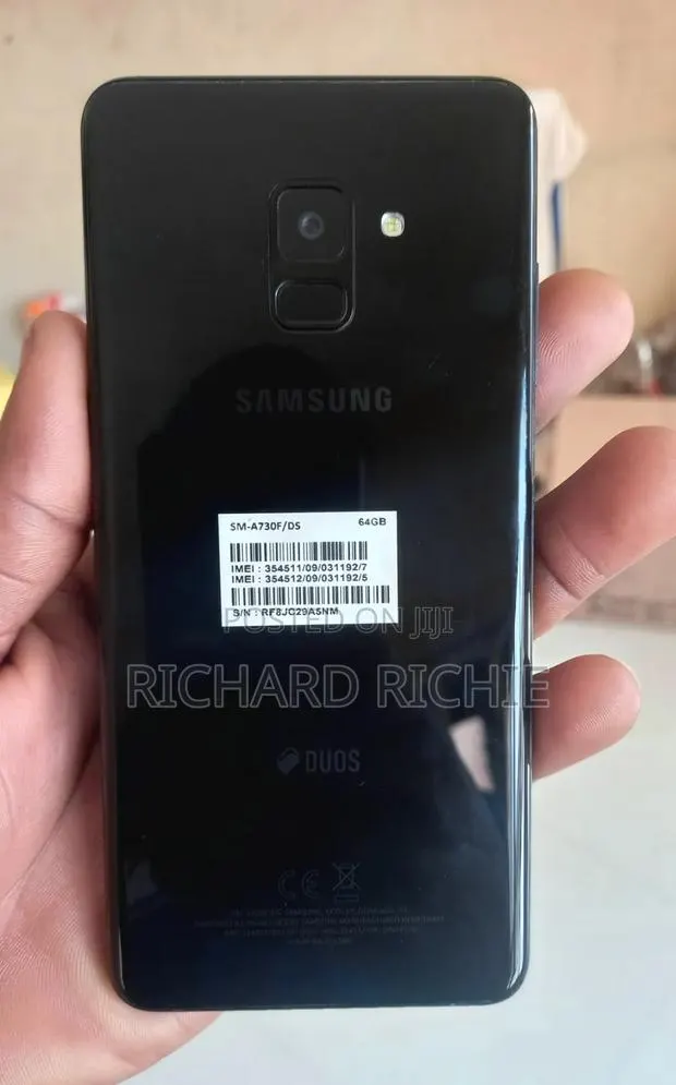 Samsung Galaxy A8 Plus 64 GB Black · Photo 1