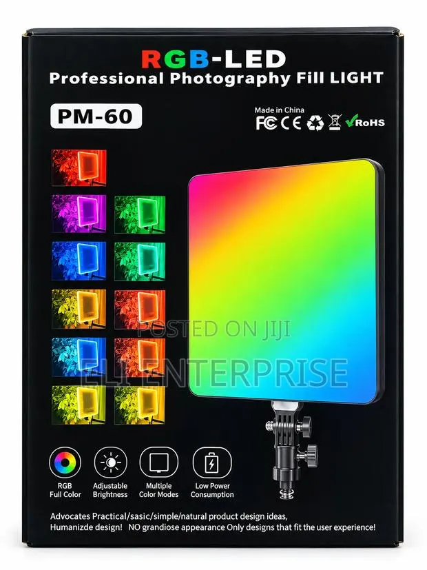 PM-60 RGB-LED Professional Photography Fill Light · Photo 1