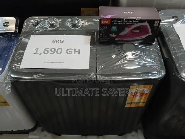 Washing Machine 8kg Twin Tub Nasco · Photo 1
