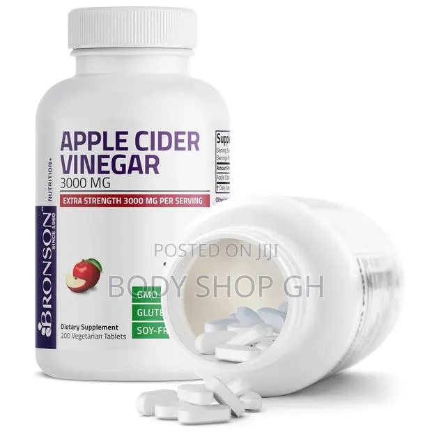 Bronson Apple Cider Vinegar 3000 Mg Extra Strength -200tablets · Photo 1