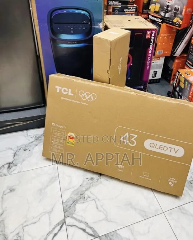 Extremely Durable TCL 43” Qled Smart Satellite Android FHD TV(2024) · Photo 1