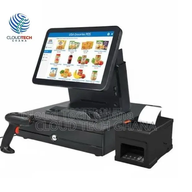 Single Screen Touch + Cash Drawer + Receipt + Scanner · Photo 1