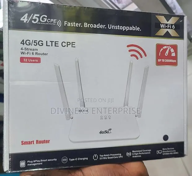 4g/5g LTE CPE Wi-Fi 6 Router · Photo 1