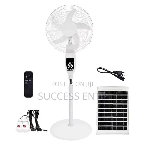 Rechargeable Solar Fan · Photo 1