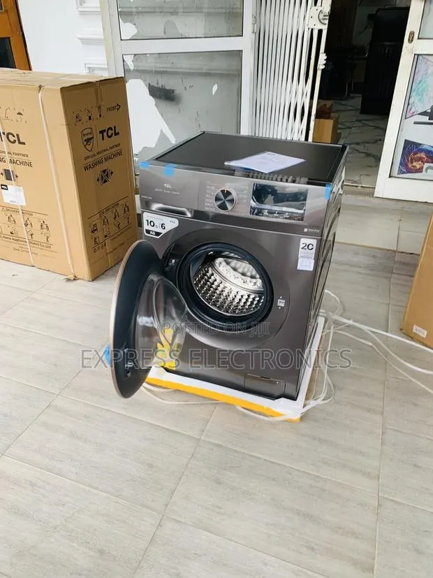 Hot Deals TCL P211flg” Front-Load-Washing-Machine-10.5Kg-P211flg · Photo 1