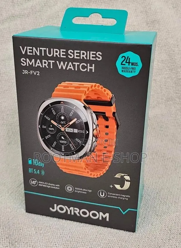 Joyroom - Fv2 Smart Watch (Answer/Make Call)-Vitality Orange · Photo 1