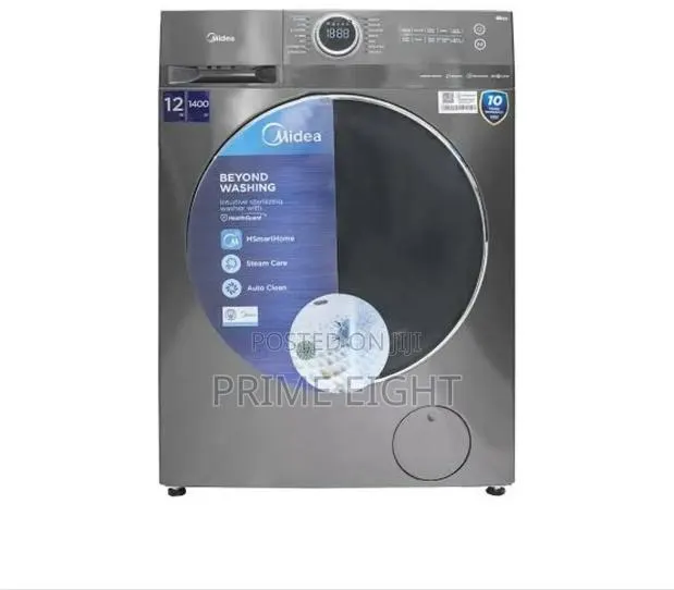Midea 12kg Front Load 1200rpm, Inverter Washing Machine MF200W120WB/T · Photo 1