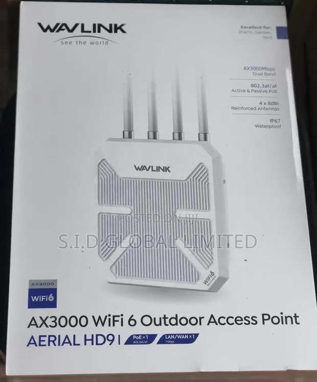 Ultra-Fast Reliable Wavlink Ax3000 Wi-Fi 6 Outdoor Access Point · Photo 1