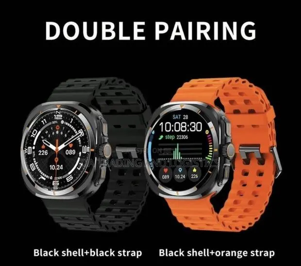 Bw8 Smartwatch With Sim Card Slot, Bluetooth Camera - Black/Pink · Photo 1