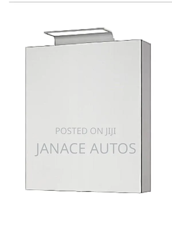 Illuminated Mirrored Bathroom Cabinet Grey Ash 700 X 460 X 140mm · Photo 1