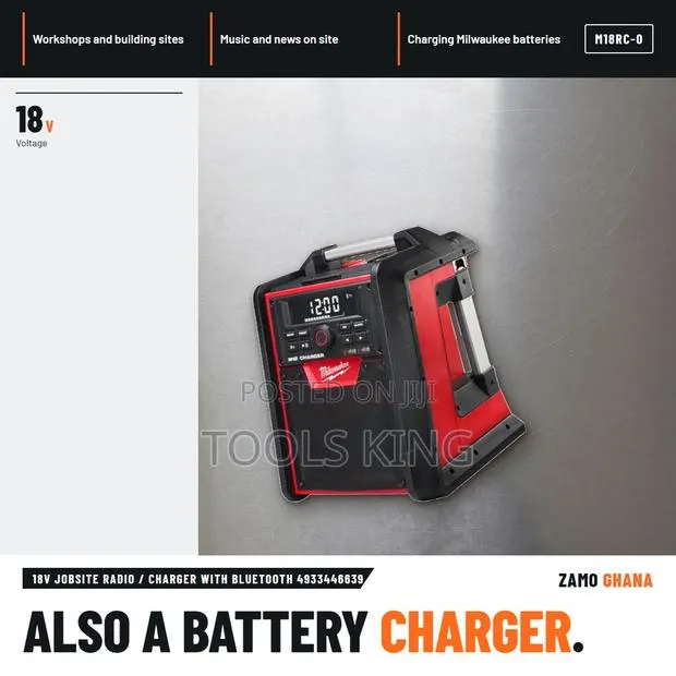 18V Jobsite Radio / Charger With Bluetooth - M18rc-0 · Photo 1