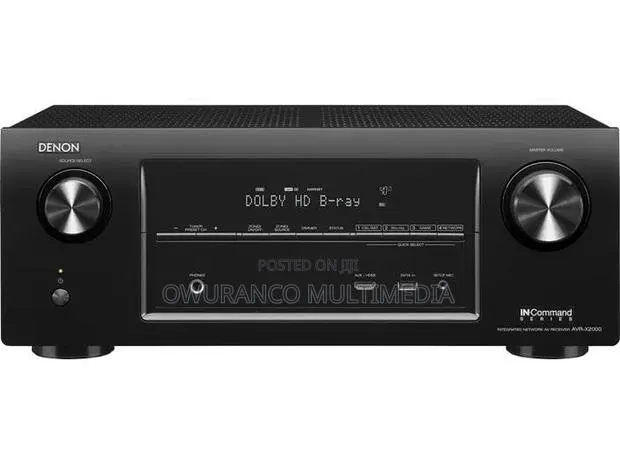 DENON AVR-X2000 7.1Ch Network AV Receiver 4K HDMI, WiFi AirPlay 500W -