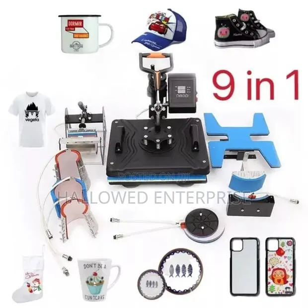 9 in 1 Heat Press Combo · Photo 1