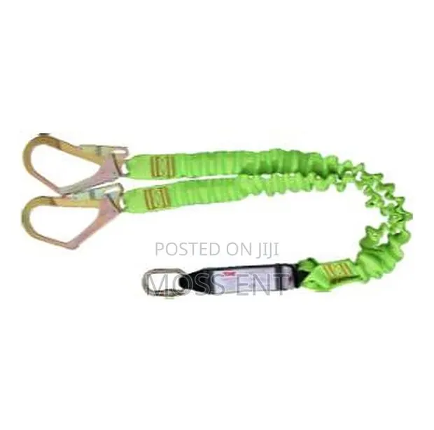 Fall Arrest Lanyaerd Double With Energy Absorber Green 1.8m 45 - Ml214 · Photo 1
