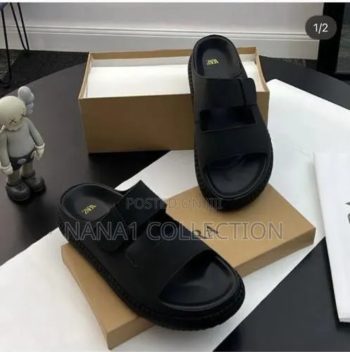 Unisex Zara Suede Leather Black Coffee · Photo 1