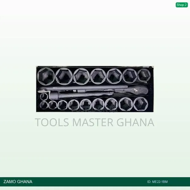 22pcs 1inch Dr Socket Set Mechanica - Me22-1bm · Photo 1