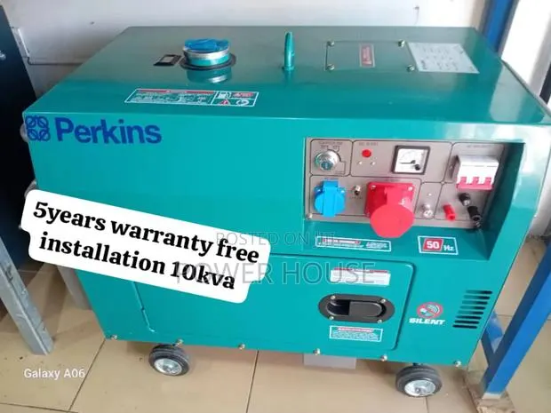 Alpha Reserve Diesel Generator Perkins 10kva 13000watts · Photo 1