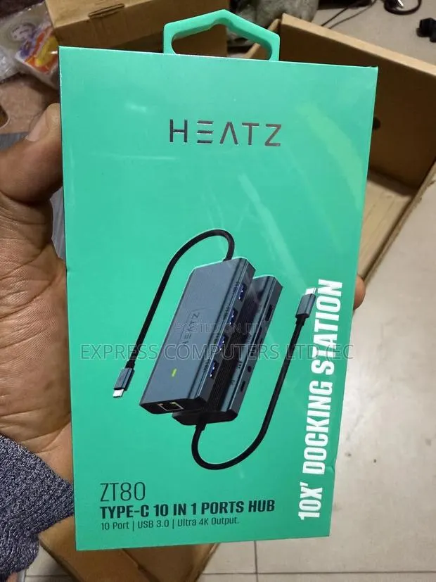 Heatz Usb-C Hub (10-in-1. Ultra Output Docking Station Original · Photo 1