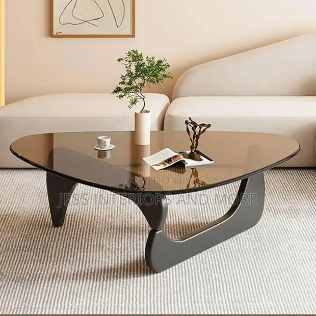Triangle Glass Coffee Table/ Center Table · Photo 1