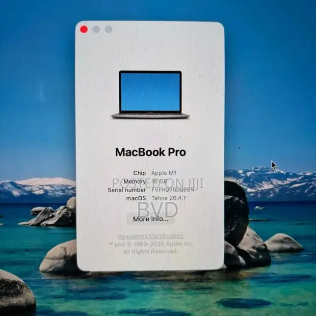 New Laptop Apple MacBook Pro 2020 M1 16GB Apple M1 SSD 512GB · Photo 3