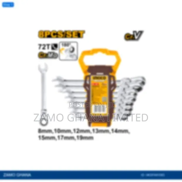 8 PCS Flexible Ratchet Spanner - Hkspar1083 · Photo 1