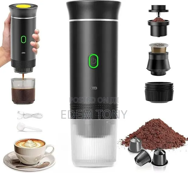 Portable 3-in-1 Espresso Machine Designed for Travel and Camping · Photo 1