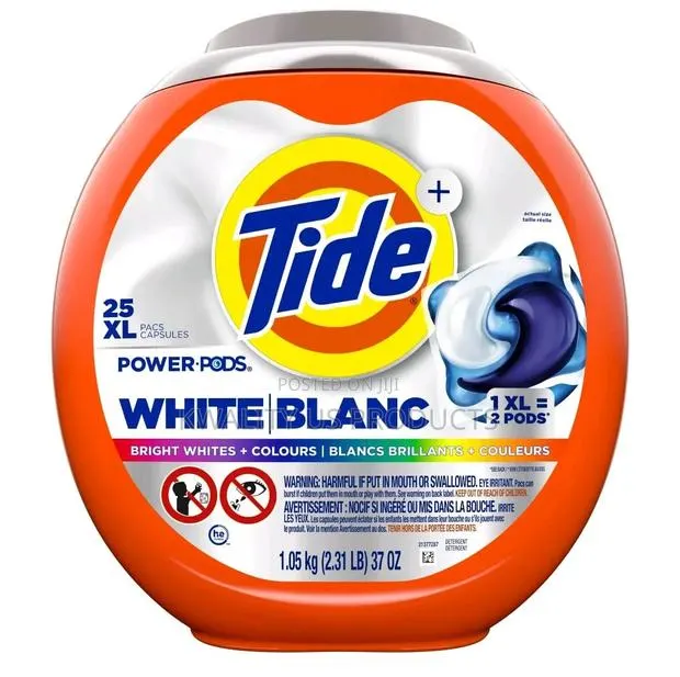 Tide Power Pods White Laundry Detergent - 25 Packs - 1.14 Kilos · Photo 1