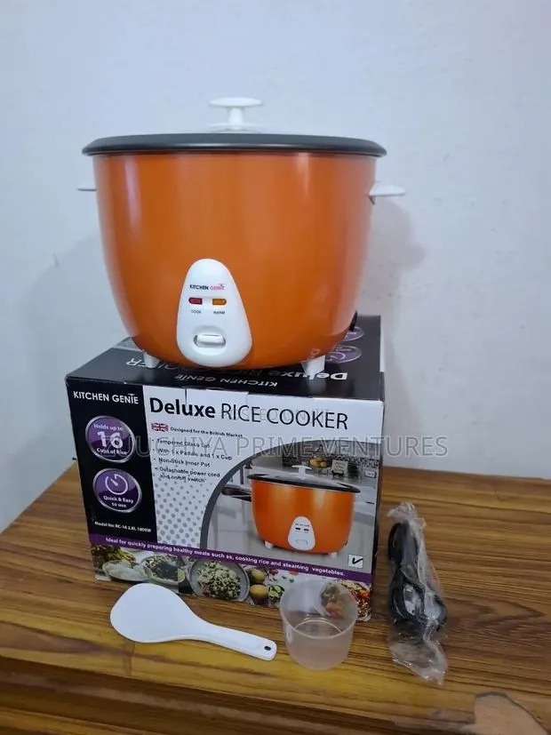 2.8l Kitchen Genie Deluxe Rice Cooker(orenge) From Uk · Photo 1