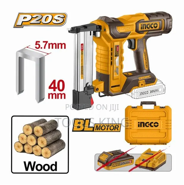 Cordless Crown Stapler - Ccsnli6005 · Photo 1