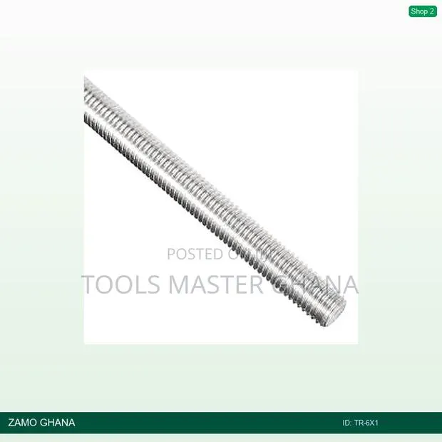 Threaded Rod 6mm X 1m (1 Meter) - Tr-6x1 · Photo 1