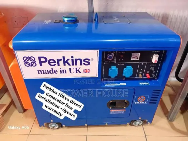 Lucid Press Perkins Diesel Generator 10kva Silent · Photo 1