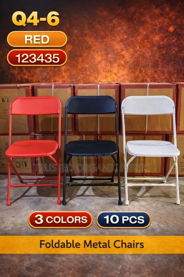 Foldable Metal Chairs · Photo 1