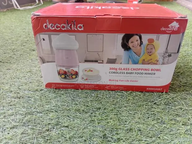 Decakila 300g Cordless Baby Food Maker Glass Bowl · Photo 1